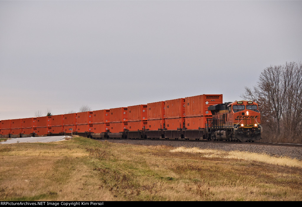 BNSF 6525 Schneider Train